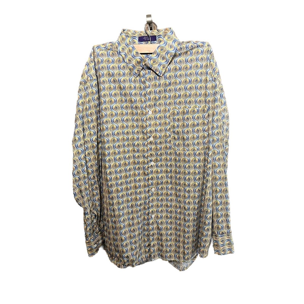 allen flusser mens button down shirt